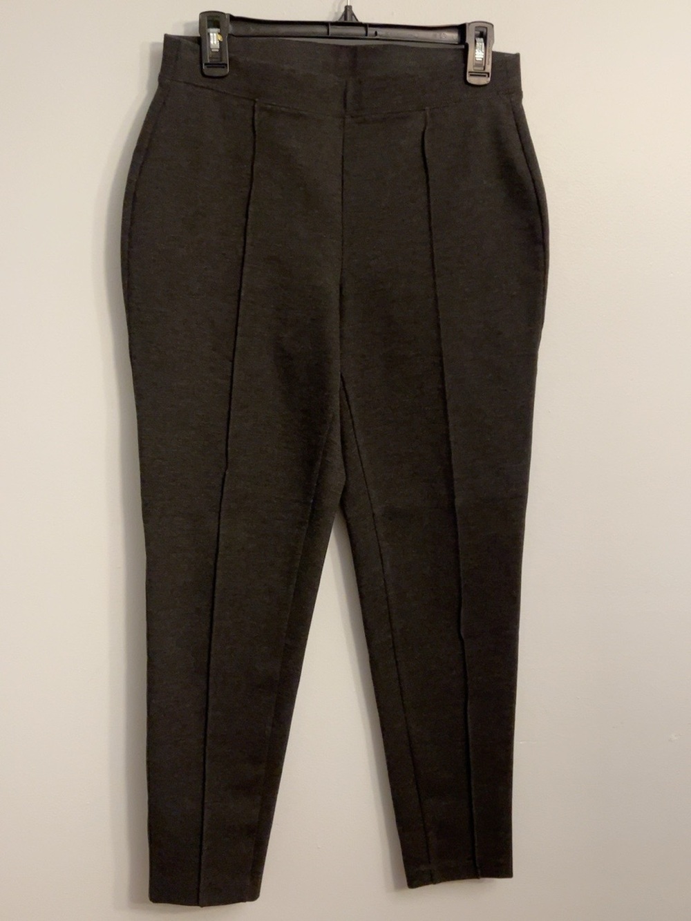 Talbots Charcoal Gray Pull-On Ponte Pants Women’s Medium